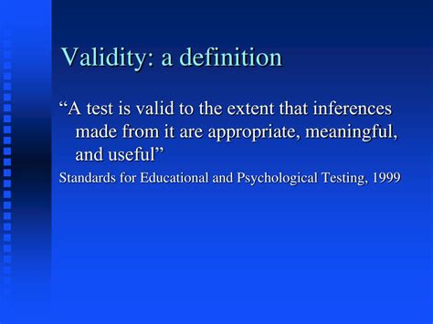 Validity Definition & Meaning .